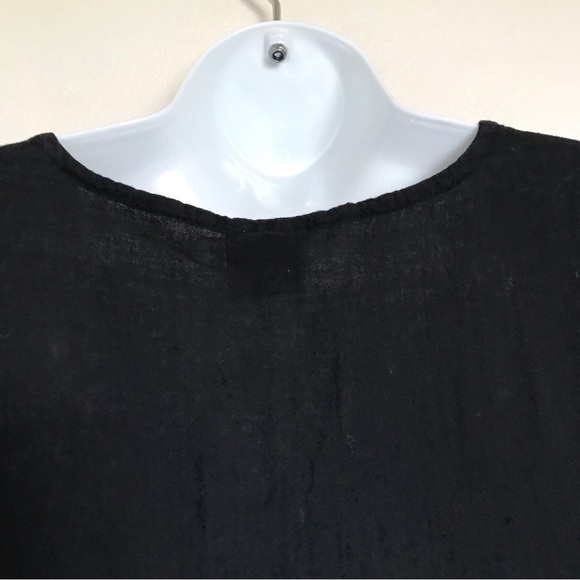 Dunes Relaxed Fashion Black Cotton Maxi Dress Beach Cover Up Resort - Picture 6 of 8